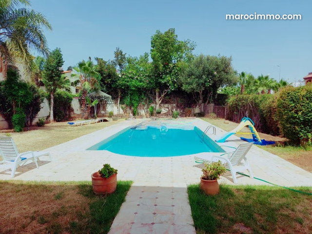 Magnificent villa for sale in Sidi Maarouf. 5 large rooms. Fireplace, pool — 2
