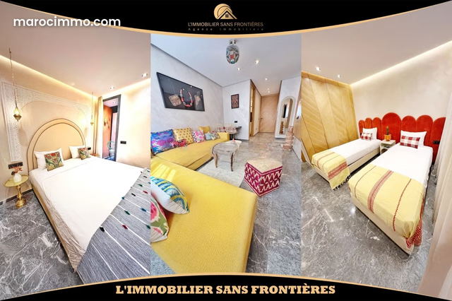 Appartement neuf meublé à louer sur la Route de Casablanca — مراكش