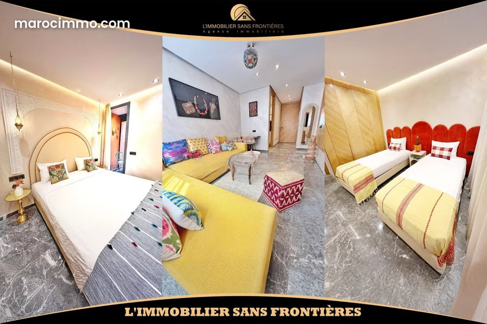 Appartement neuf meublé à louer sur la Route de Casablanca