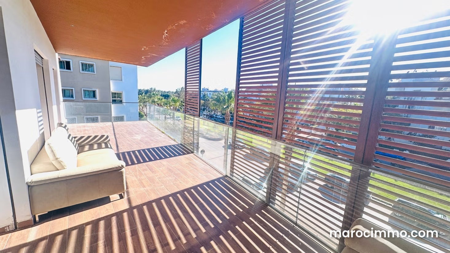 250 m² Furnished Apartment for Rent, Riyad, Rabat, 3 Bedrooms — Rabat