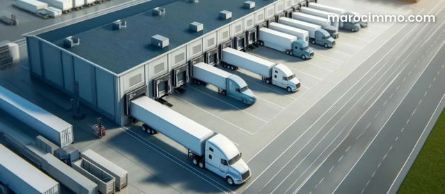 Unités industrielle neuve aux normes internationales de 9.000 m de surface utile a la location a Bouskoura — Bouskoura
