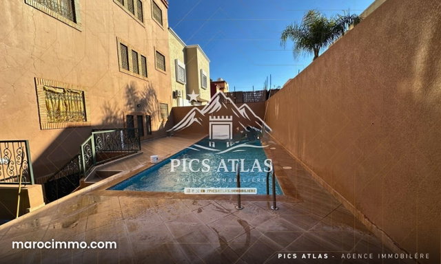 Villa avec sous sol et piscine à vendre, Hay Targa – Marrakech — 4