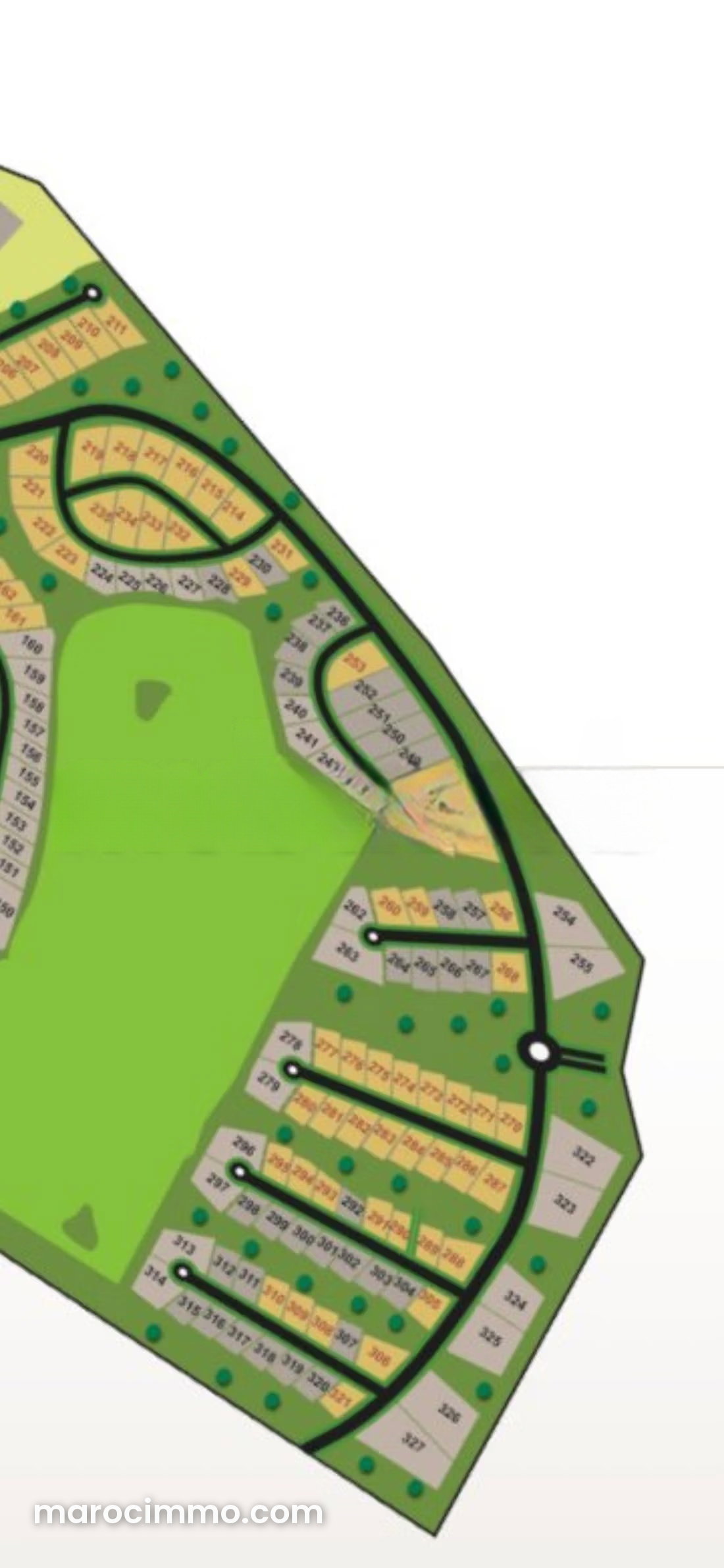 1,026 sqm Corner Plot in a Golf Estate in Marrakech — Marrakesh