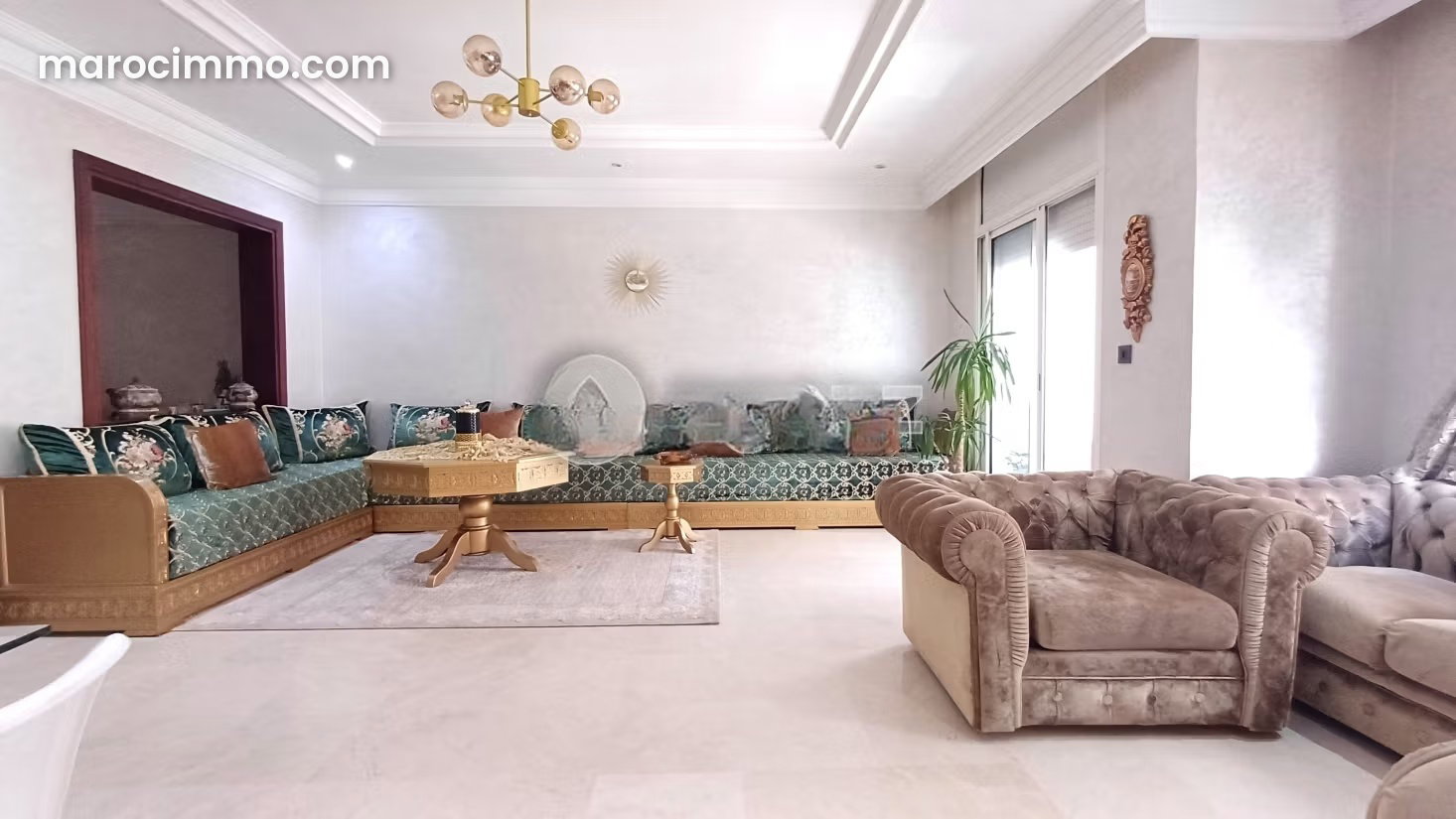 Spacious Family Apartment in Les Princesses, Casablanca, with Terrace — Casablanca