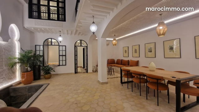 Vente Riad Meublé 4 Chambres À La Kasbah — Marrakech