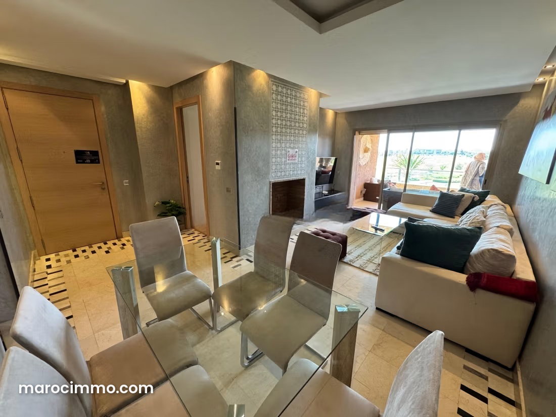 85 m² Apartment, 2 Bedrooms, Terrace and Mountain Views, Agdal — Marrakesh