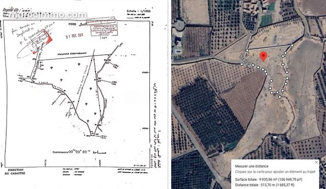 Land for Sale in Constructible Zone RA near Ourika — Marrakesh