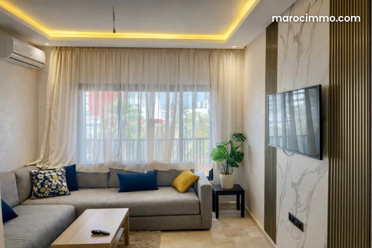New Furnished Studio with Terrace in Casablanca’s Hospitals District — Casablanca