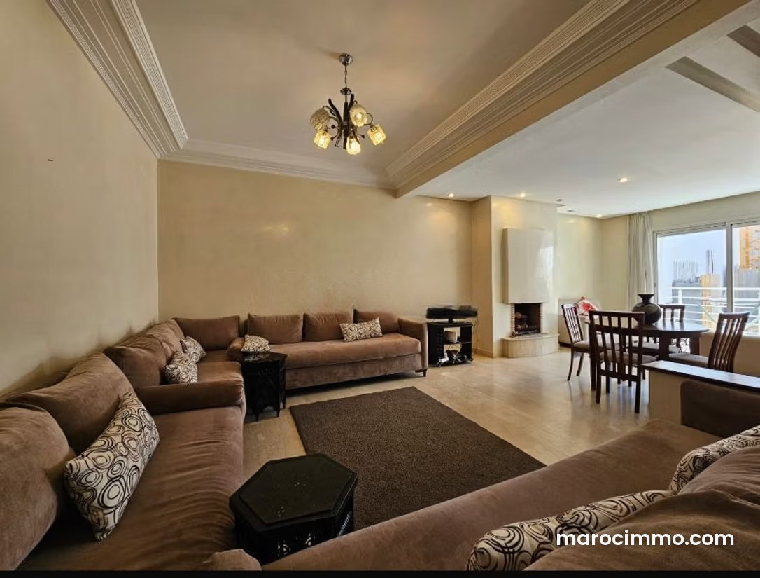 100 m² Apartment, 2 Bedrooms, Golden Triangle, Casablanca — Casablanca