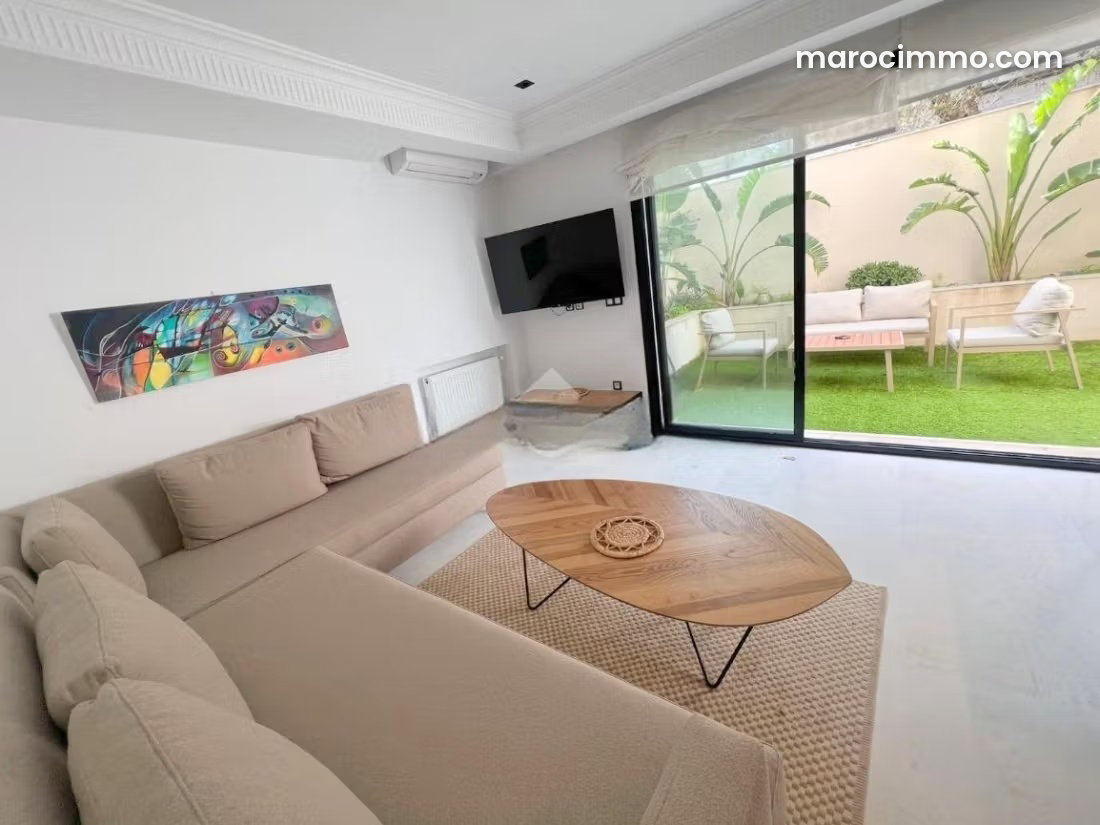 Furnished apartment with terrace in Maârif Extension, Casablanca — Casablanca