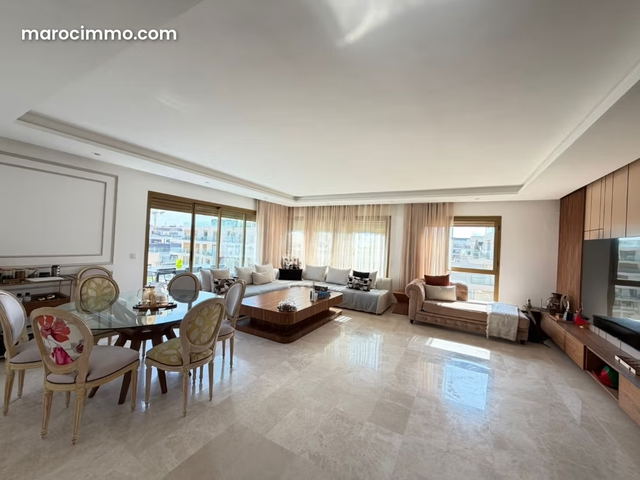 Superbe appartement meublé avec vue sur mer Le Carrousel — Rabat