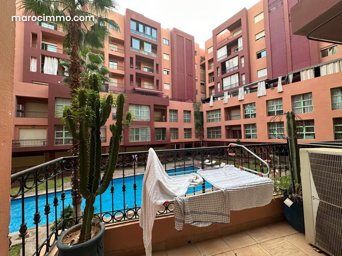 130 sqm Apartment with Terrace and Pool in Majorelle, Marrakech — Marrakesh