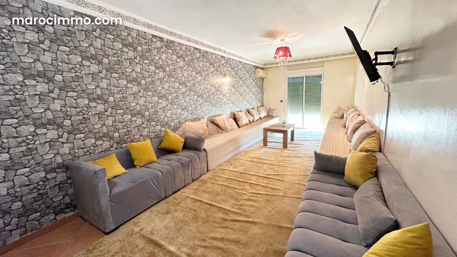 Two-Bedroom Apartment with Terrace and Pool in Gueliz, Marrakech — Marrakesh