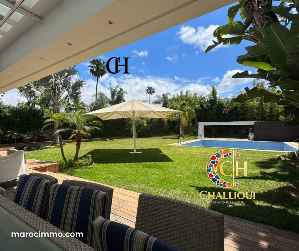 2,021 m² Villa with Elevator, Souissi, Rabat — Rabat