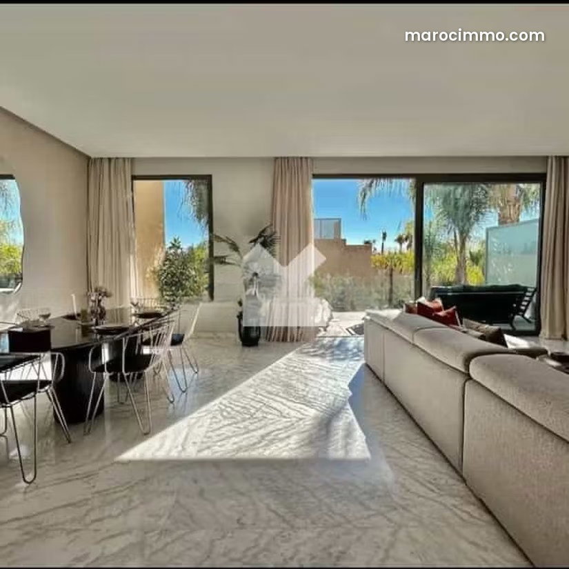 Furnished 147 sq m Apartment with Garden on the Fez Road, Marrakech — Marrakesh