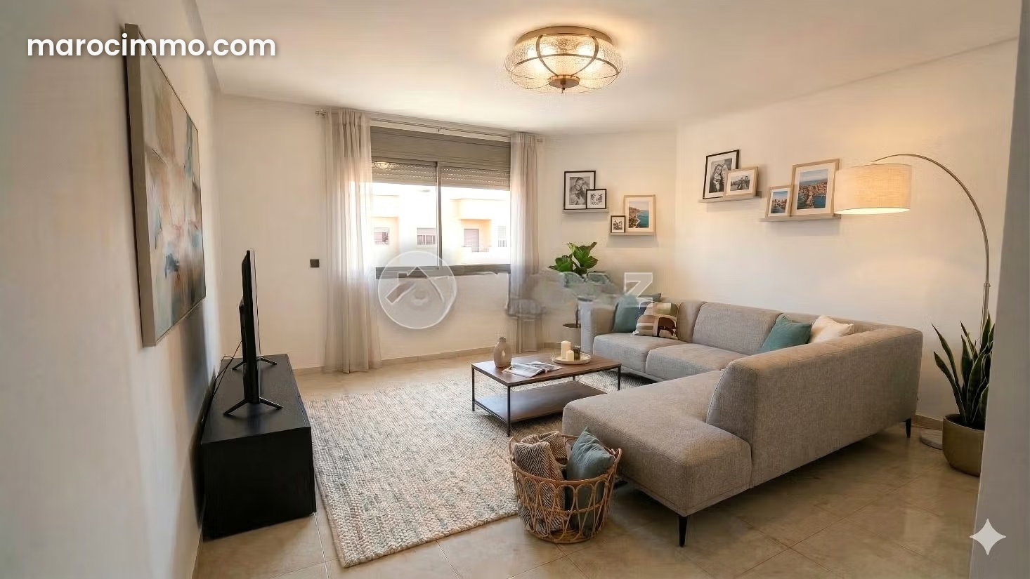 Appartement neuf 90 m², 2 chambres avec terrasse, Almaz Casablanca — Casablanca