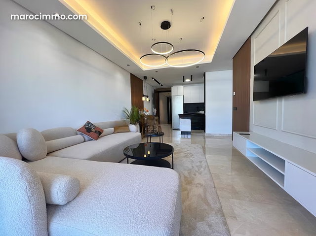 Rent this apartment in Casablanca Finance City. 2 large rooms — 4