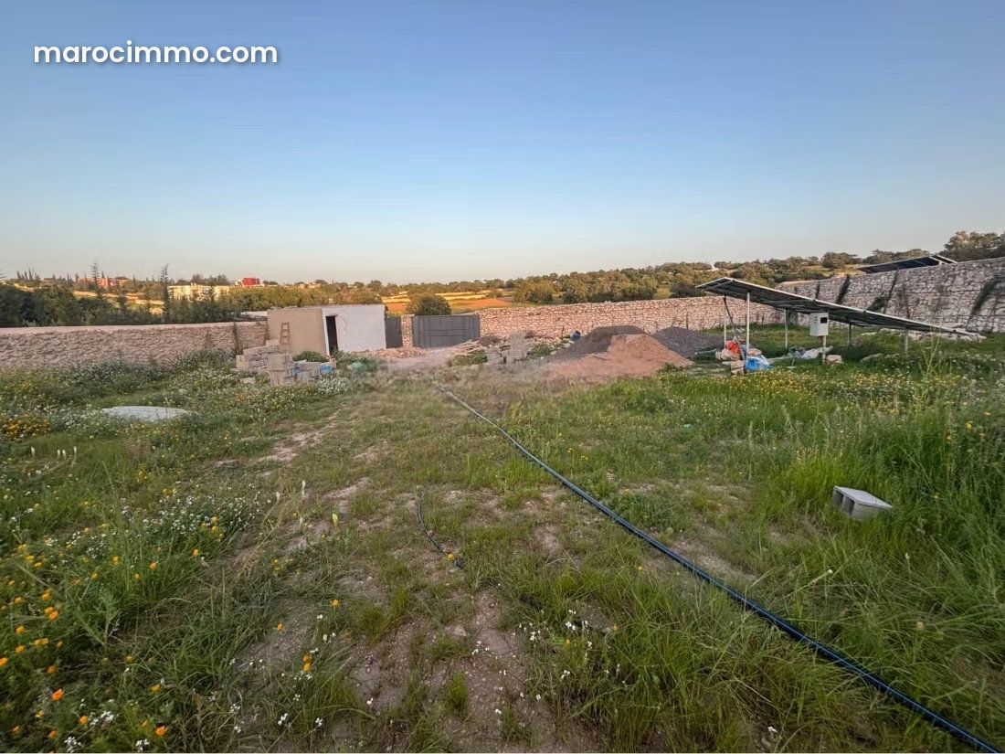 Terrain 1000 m² avec permis de construire, Ghazoua Essaouira — Essaouira