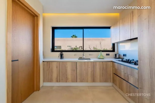Contemporary villa with pool at Route Amizmiz, Marrakech — 5