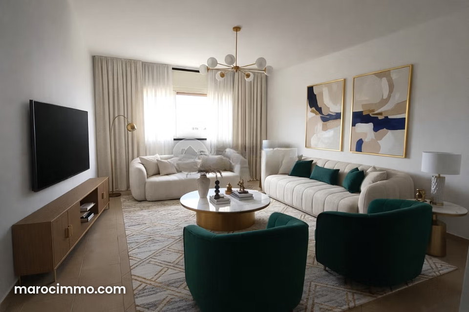 Appartement à louer 101 m², 2 chambres Hay Nahda Rabat