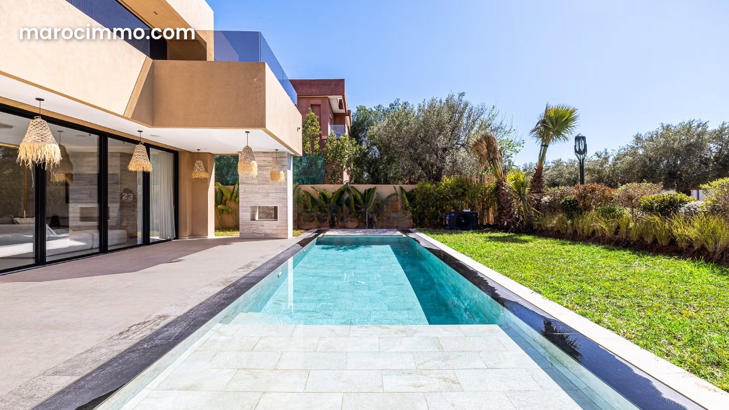 410 m² Villa with Swimming Pool and Private Cinema, Amelkis Marrakech — Marrakesh