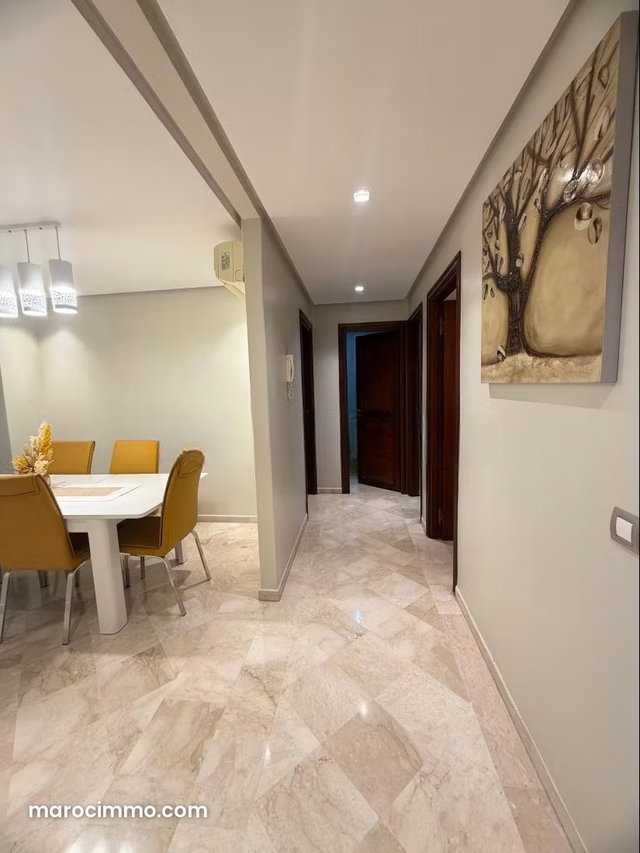 Superbe appartement à louer meublé avec 3 chambres à Marrakech Guéliz — 3