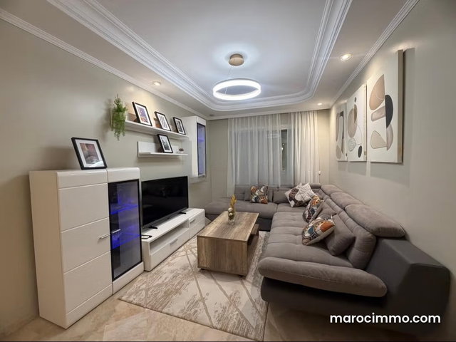 Superbe appartement à louer meublé avec 3 chambres à Marrakech Guéliz — 4