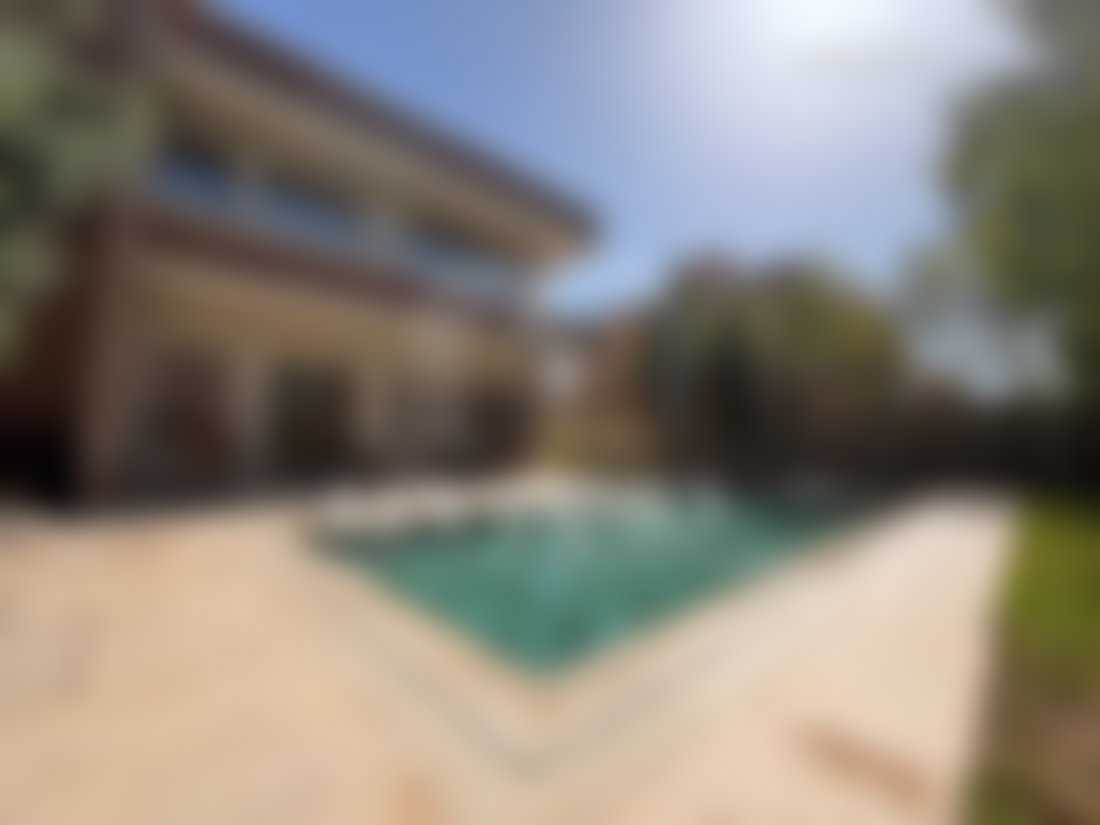 Villa meublée à louer à l'Agdal, Marrakech, piscine et vue montagne