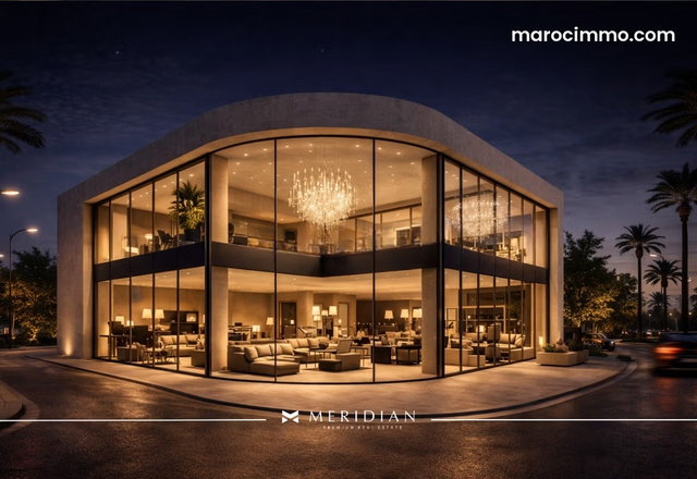 Location Rare Villa Commerciale sur Blvd Slaoui — 4