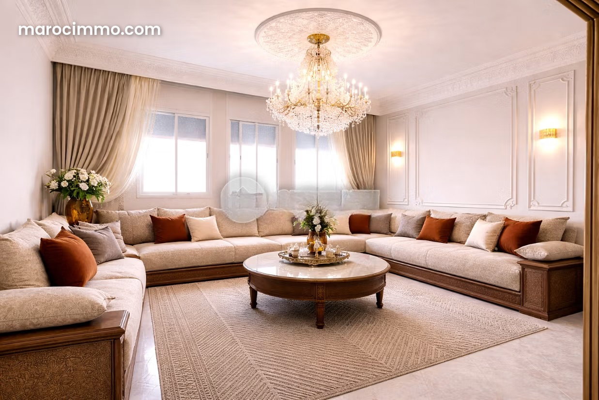 Appartement 88 m² Al Qods, Casablanca | 2 chambres, intimité totale — Casablanca