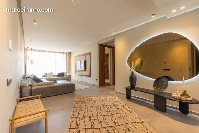 Superbe Appartement meublé à louer quartier palmier casablanca — 4