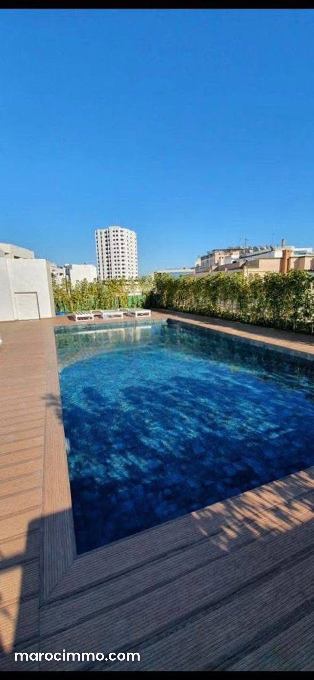 Appartement meublé 200 m², piscine et garage, Palmier Casablanca — Casablanca