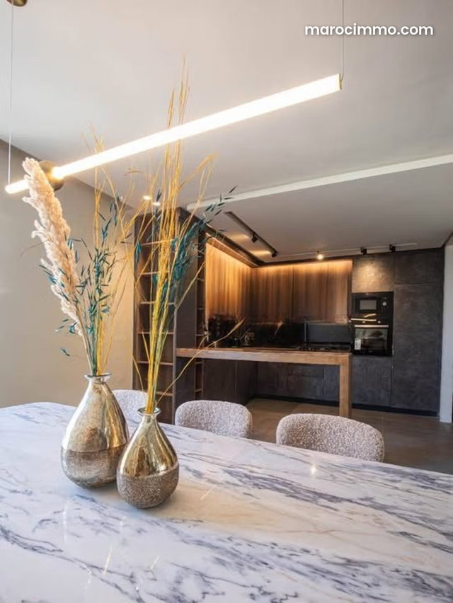 Superbe Appartement meublé à louer quartier palmier casablanca — 3