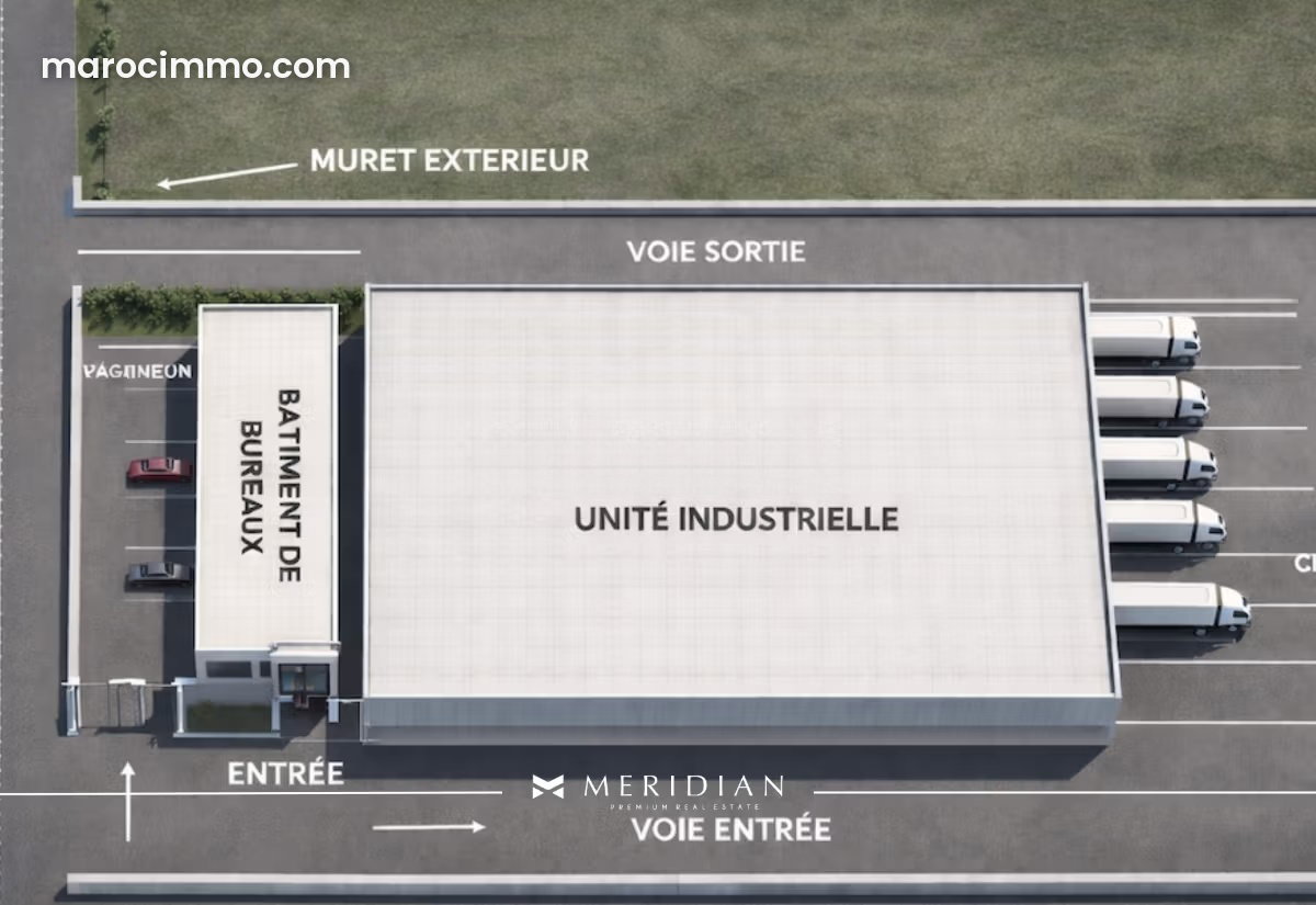 7,800 m² Industrial Facility, Industrial Zone, Casablanca — Casablanca