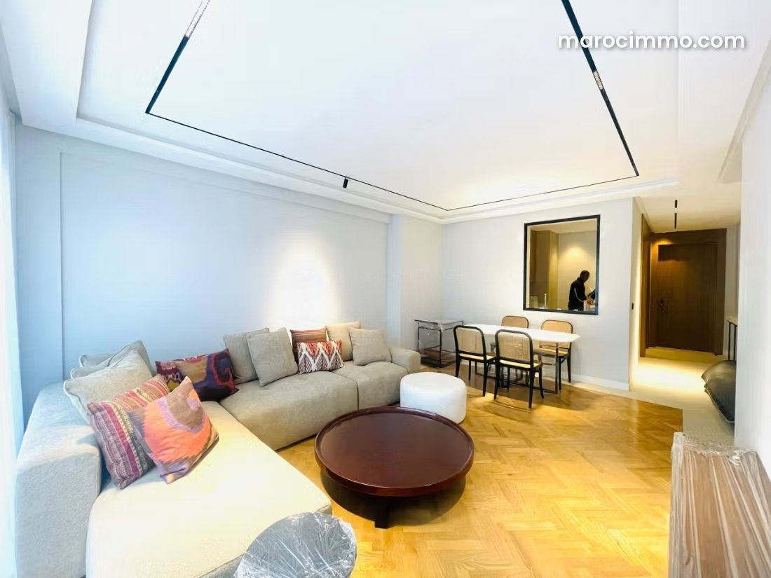 Furnished Apartment with Terrace for Rent in CIL, Casablanca — Casablanca