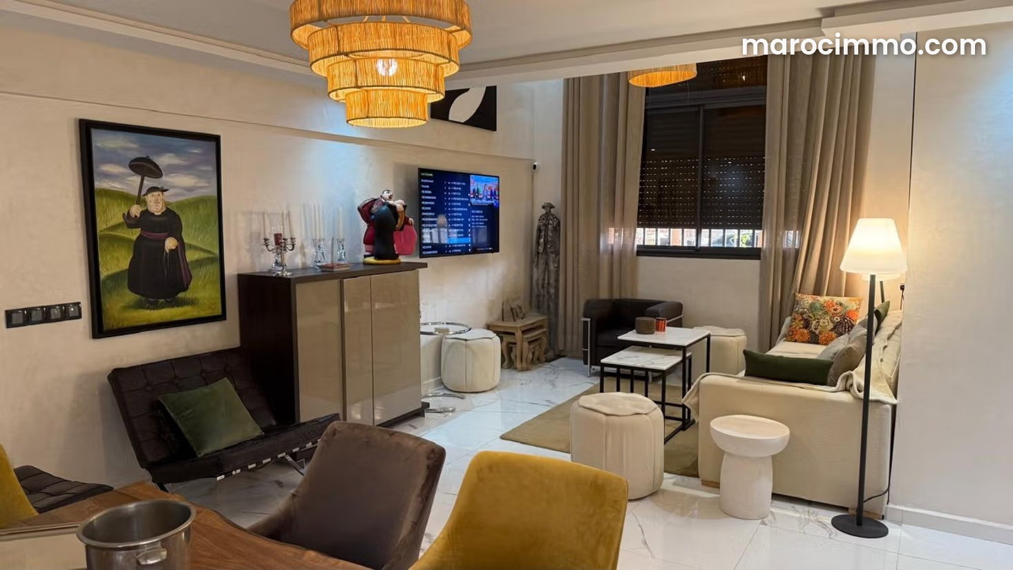 Duplex 169 m² avec cour privée, Victor Hugo, Marrakech — Marrakech