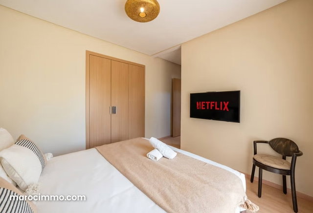 Appartement en location à Agdal. Superficie 85 m². Meublé — 3
