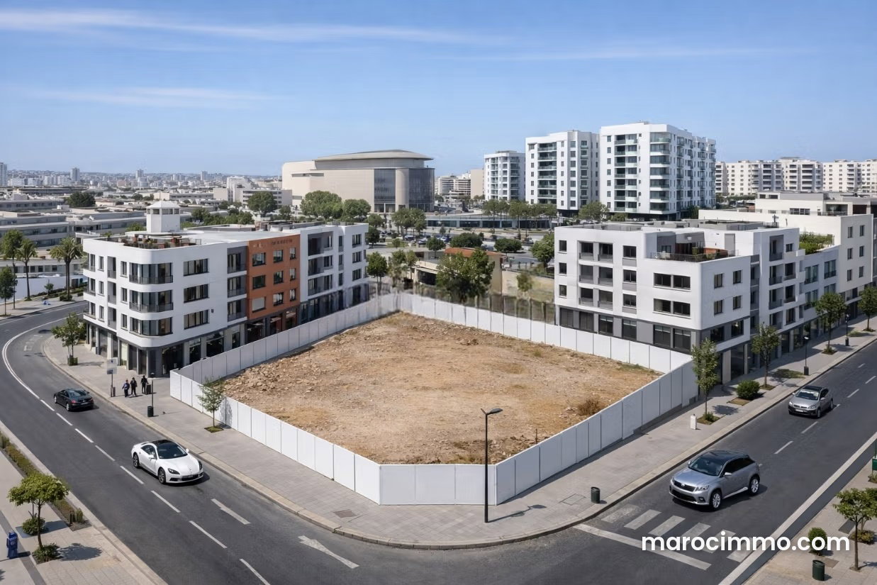 Terrain urbain 4825 m², Ain Sebaa, Casablanca, zone mixte R+5 — Casablanca