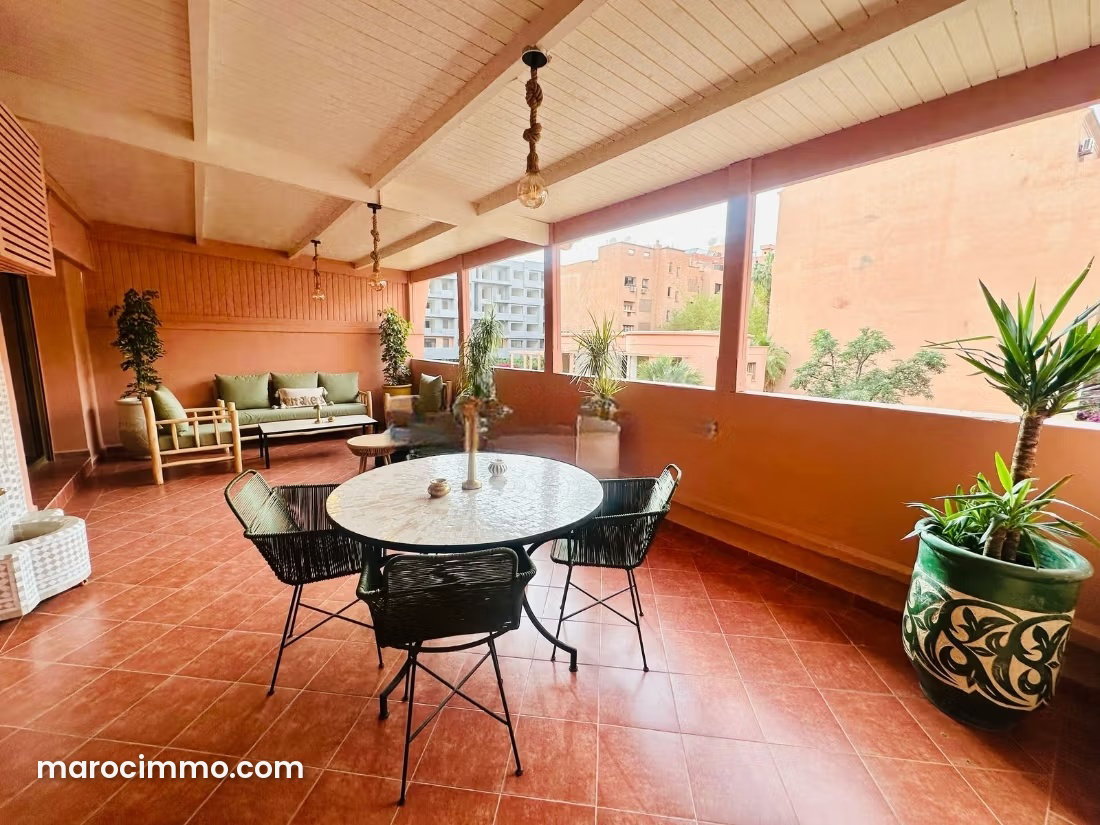90 sqm Apartment with 30 sqm Terrace, Gueliz, Marrakech — Marrakesh