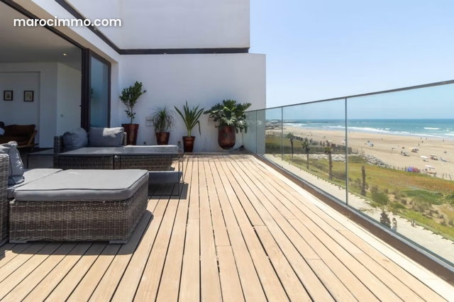 Appartement d’exception vue mer en location à Ain Diab — 2