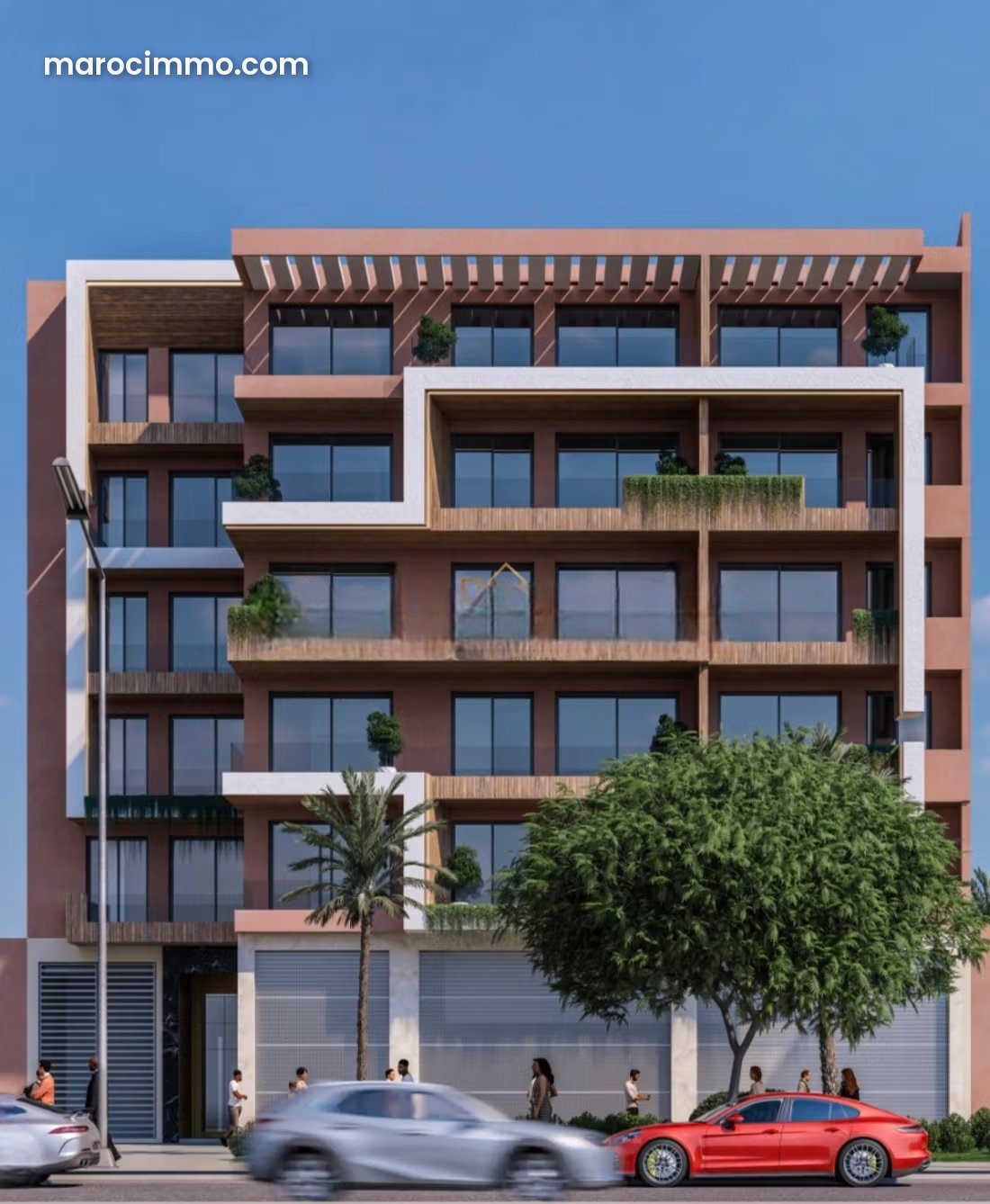 Appartement 3 chambres avec terrasse, Hivernage, Marrakech — Marrakesh