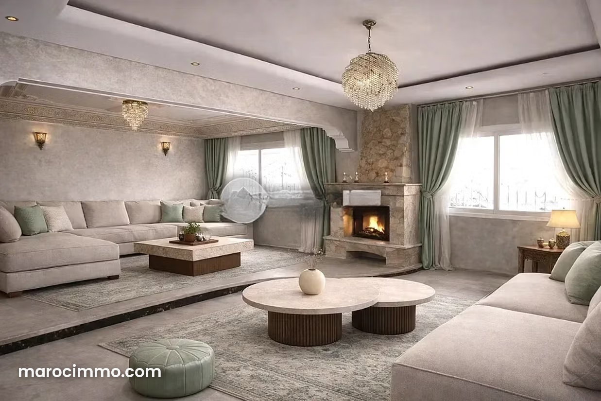 Villa à Harhoura, Temara : 470 m² à personnaliser près de la mer — Temara