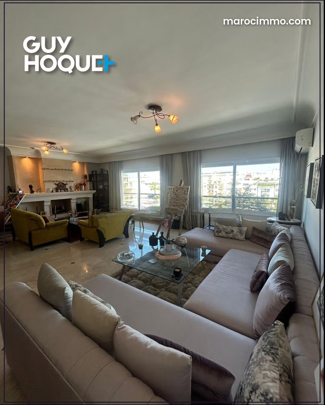 Spacious Apartment with Terrace in the Heart of Maarif, Casablanca — Casablanca
