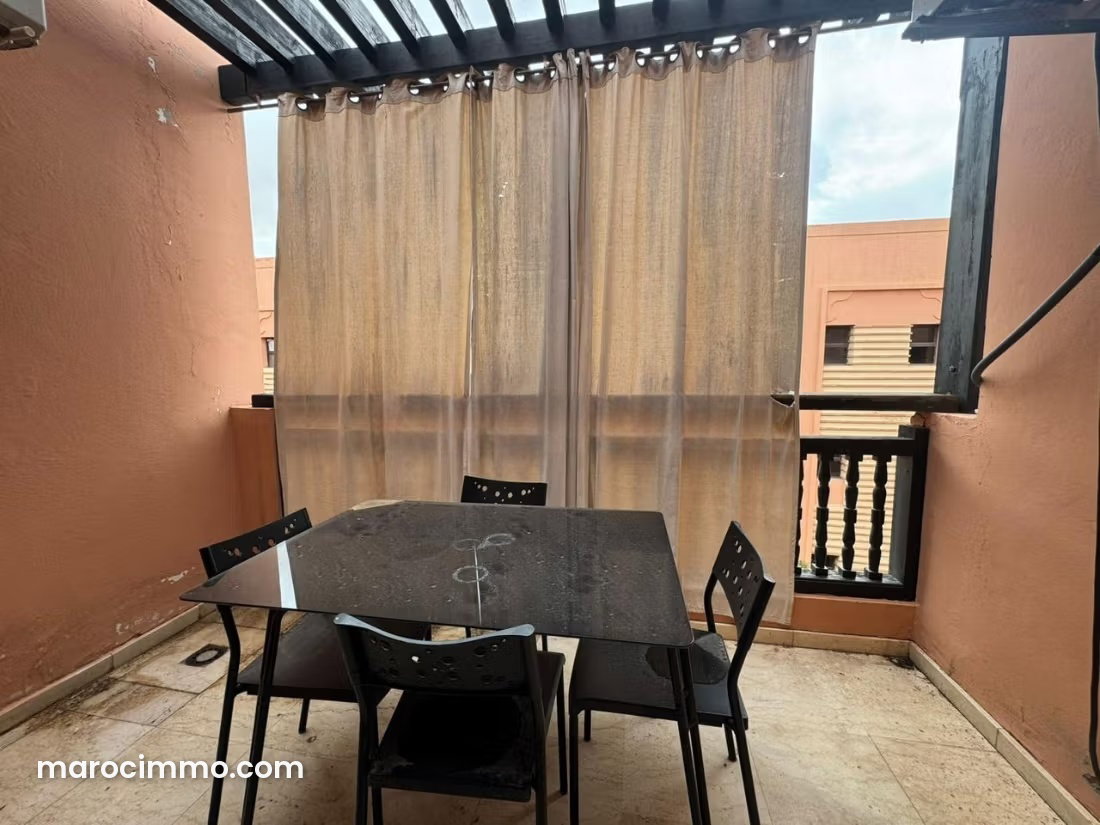 Appartement 110 m², 2 chambres, terrasses et jardin à Guéliz — Marrakech
