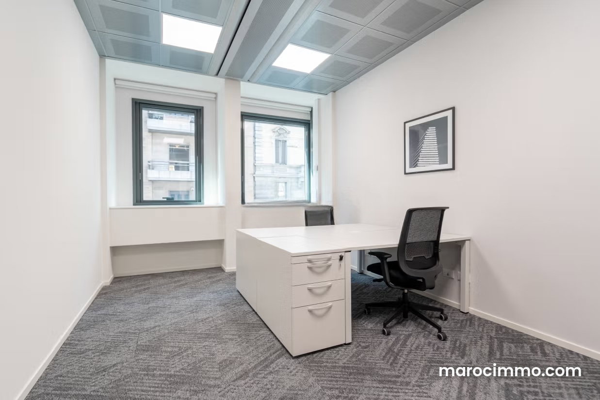 Fully equipped office for rent in Casablanca Marina, sea view — Casablanca
