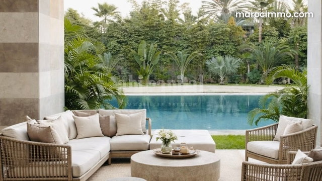 Villa d'exception à Souissi, Rabat 1 854 m² de terrain · environ 860 m² construits · 3 niveaux — 2
