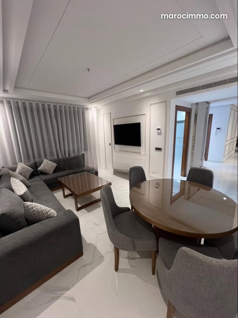 Furnished 130 sqm Apartment, 3 Bedrooms, Terrace, Castilla, Tangier — Tangier