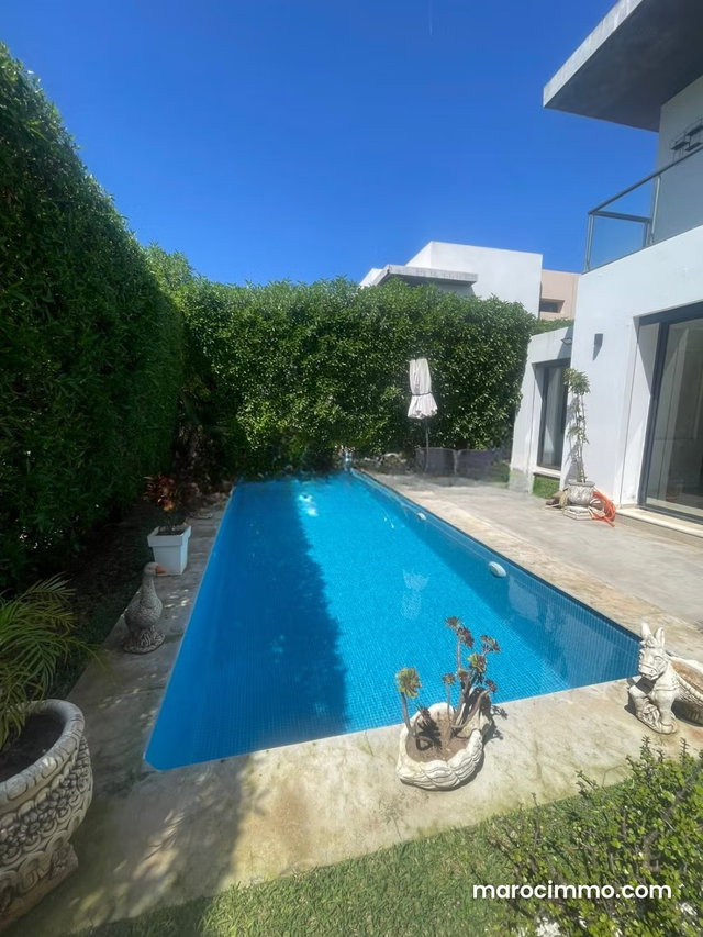Dar Bouazza. Unfurnished Villa with Pool — 4