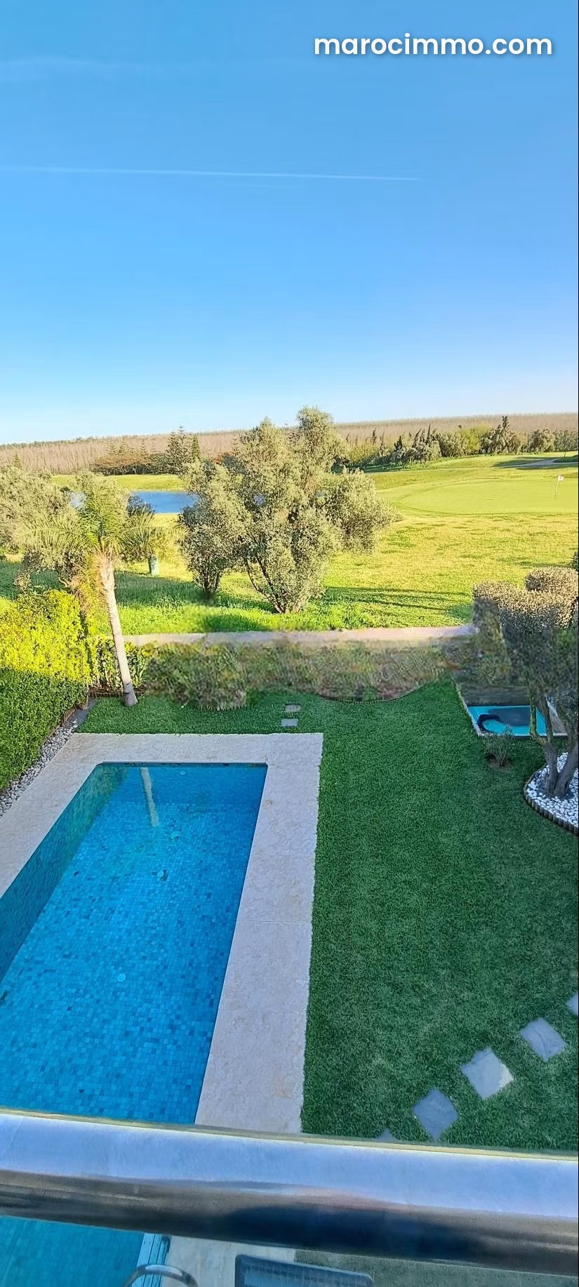 320 sqm villa with swimming pool for rent in Ville Verte, Bouskoura — Bouskoura