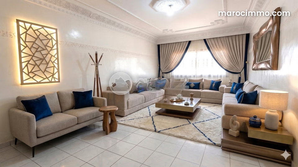 Appartement à vendre 128 m², 3 chambres Belvédère Casablanca